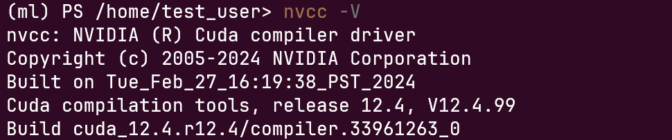 nvcc check